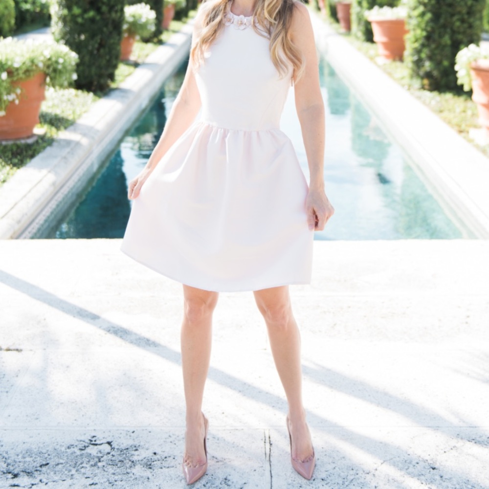 Kate Spade Light Pink Dress with flower details